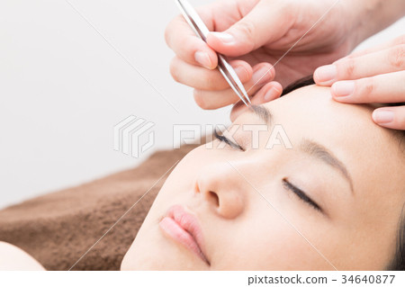 美容美容美容女人美容美髮沙龍年輕女子 34640877