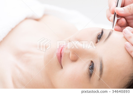 美容美容美容女人美容美髮沙龍年輕女子 美容美容美容女人美容美髮沙龍年輕女子 34640893