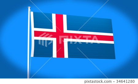 冰島國旗 冰島國旗 34641280