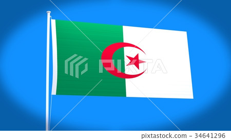 Algerian flag Algerian flag 34641296