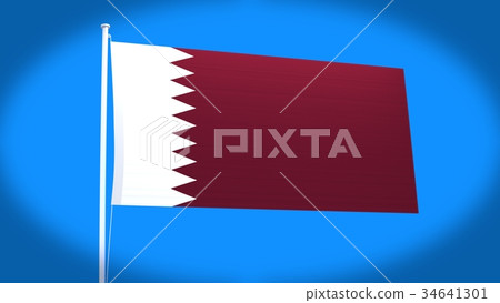 Qatar Flag Qatar Flag 34641301