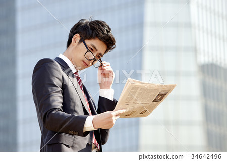商人,證券公司,汝矣島,永登浦區,首爾 商人,證券公司,汝矣島,永登浦區,首爾 34642496