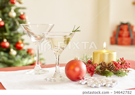 聖誕節球,聖誕樹,裝飾,聖誕節,雞尾酒 聖誕節球,聖誕樹,裝飾,聖誕節,雞尾酒 34642782