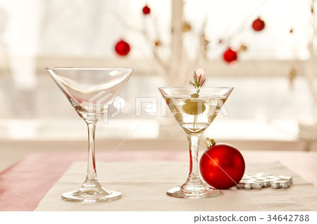 聖誕節球,聖誕樹,裝飾,聖誕節,雞尾酒 聖誕節球,聖誕樹,裝飾,聖誕節,雞尾酒 34642788