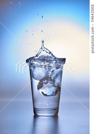 水，玻璃 34643008