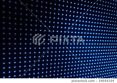 Digital LED blue light dots abstract blur Digital LED blue light dots abstract blur 34644284