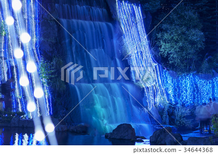 點燃的瀑布 34644368