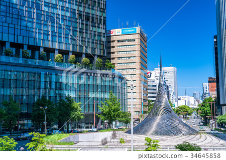 《愛知縣》名古屋車站前/都市風景 34645858
