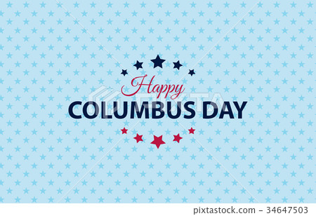 Columbus Day Background. Vector Illustration 34647503
