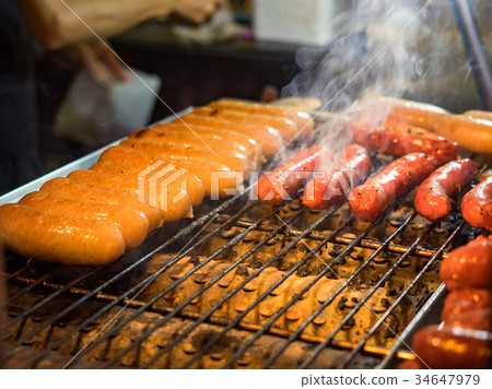 Grilled sausage Grilled sausage 34647979