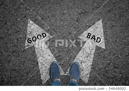 direction arrow choices Good and Bad direction arrow choices Good and Bad 34648002