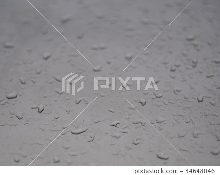 rain drops on car windshield body smooth surface 34648046