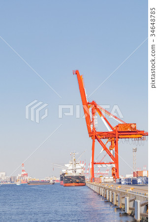 神戶港島的大型艦隊 34648785