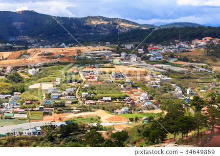 Dalat city, view from Robin hill, Dalat, Lam Dong Dalat city, view from Robin hill, Dalat, Lam Dong 34649869