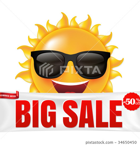 Sun With Banner 34650450