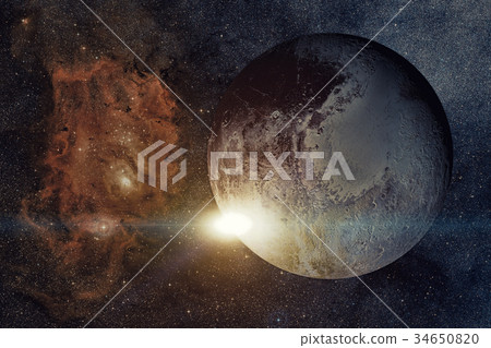 Solar System - Pluto. Solar System - Pluto. 34650820