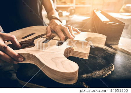 Manufacture of guitars of the brand Woodstock. Manufacture of guitars of the brand Woodstock. 34651300