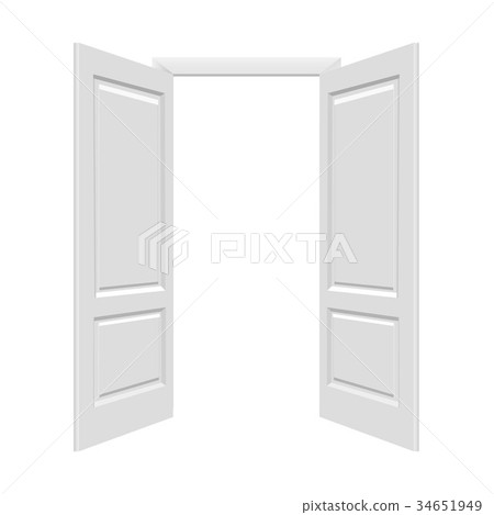 White Open Doors White Open Doors 34651949