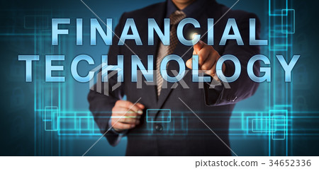 Corporate Manager Points At FINANCIAL TECHNOLOGY 34652336