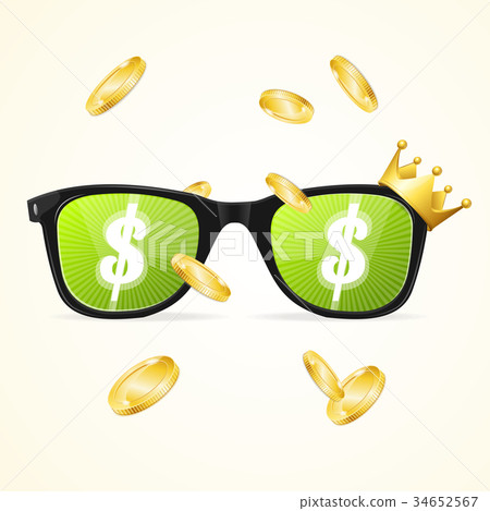 Realistic 3d Sunglasses Colored Lenses Winner 34652567