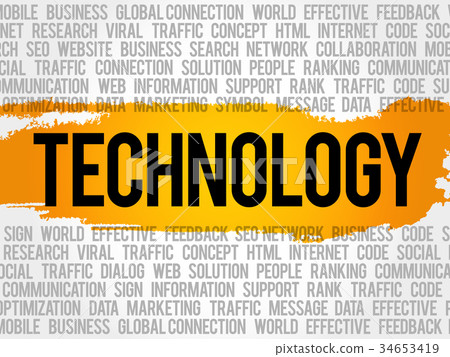 TECHNOLOGY word cloud collage TECHNOLOGY word cloud collage 34653419