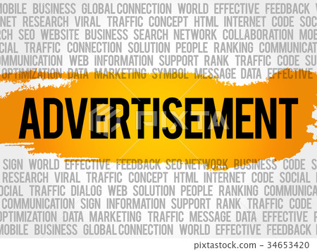 ADVERTISEMENT word cloud collage ADVERTISEMENT word cloud collage 34653420