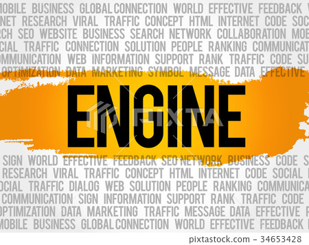 ENGINE word cloud collage ENGINE word cloud collage 34653428