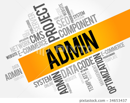 ADMIN word cloud collage - Stock Illustration [34653437] - PIXTA