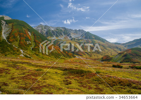 Murodo of autumn leaves time (Tateyama Kurobe Alpine Route) 34653664