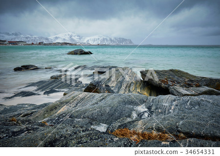 Lofoten islands landscape 34654331