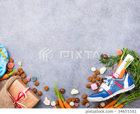 Dutch holiday Sinterklaas background Dutch holiday Sinterklaas background 34655581