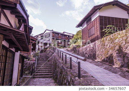 The old town or old buildings of Magome The old town or old buildings of Magome 34657607