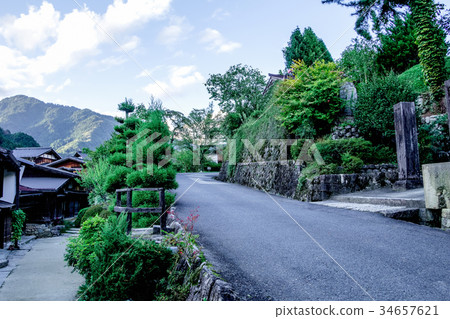 Kiso valley is the old town Kiso valley is the old town 34657621