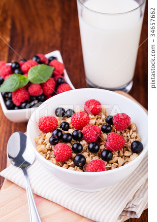 muesli breakfast muesli breakfast 34657662