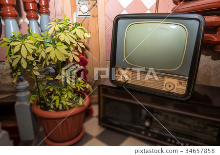 Old vintage tube TV Old vintage tube TV 34657858