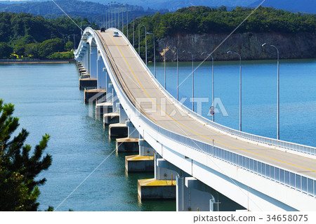 [Ishikawa Prefecture/Noto Peninsula Tourist Attractions] Notojima Bridge 34658075