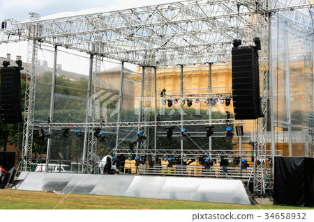 Music stage for concert 34658932