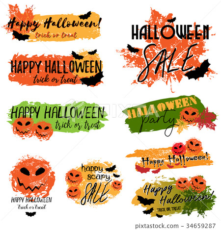 Happy Halloween banners 34659287