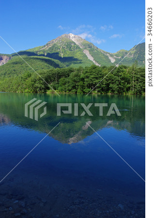 Kamikochi Yakedake和Taisho Pond 34660203