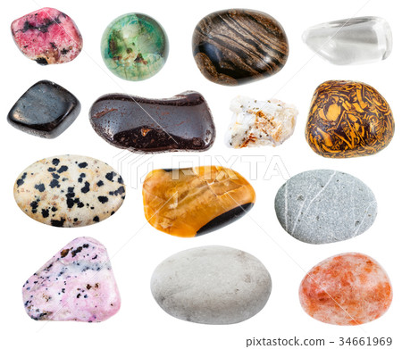 various stones (anthophyllite, hydrogoethite, etc) 34661969