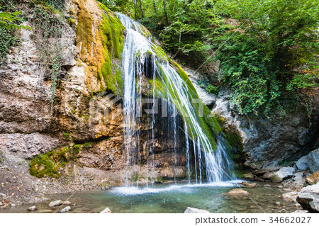 Djur-djur waterfall on Ulu-Uzen river in september 34662027
