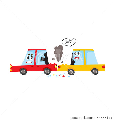 Car Accident Cartoon