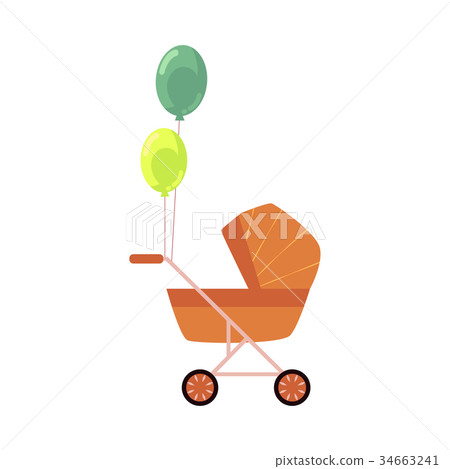 flat baby stroller
