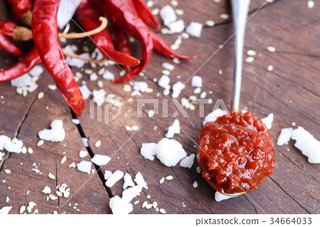 Korean red chili sauce Korean red chili sauce 34664033