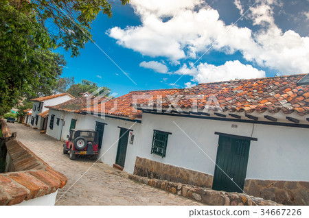 Colonial town of Villa de Leyva in Colombia 34667226