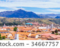 cityscape of colonial old town of Sucre in Bolivia 34667757