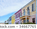 colonial houses in the streets of Valparaiso 34667765