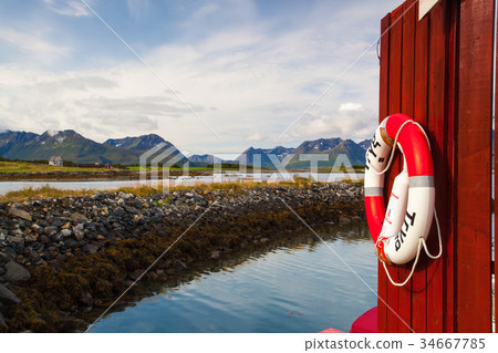 Small port on the coast , Norway Small port on the coast , Norway 34667785