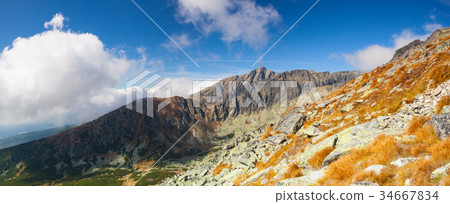 View from the top of the mountain, Slovakia 34667834