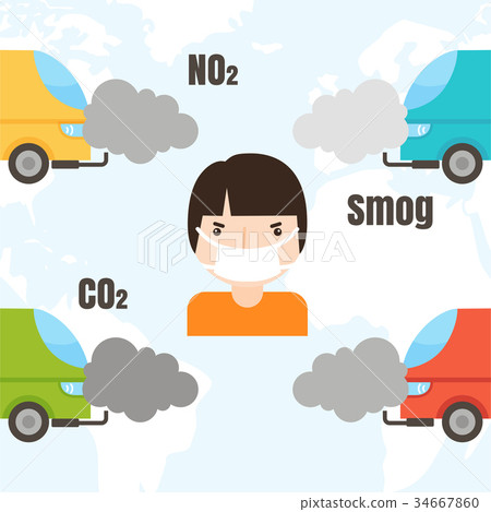 Ecology infographics set with air water and soil 34667860